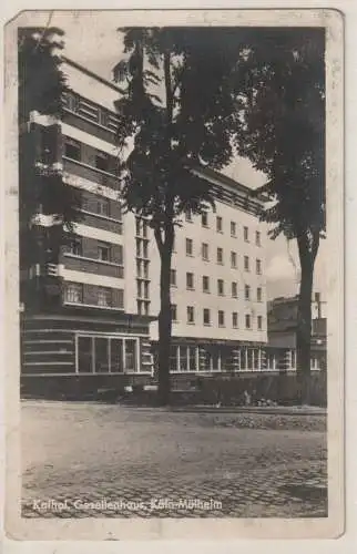 5000 KÖLN - MÜLHEIM, Kath. Gesellenhaus / Kolpinghaus, 1929, Eckmangel