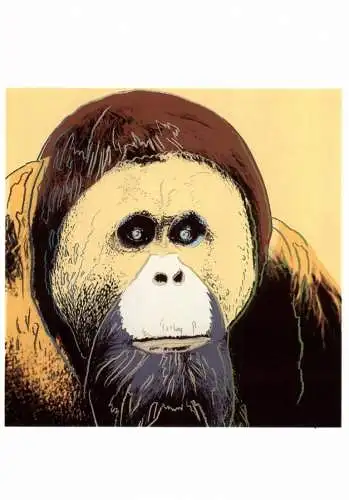 KÜNSTLER / Artist - ANDY WARHOL, ORANGUTAN