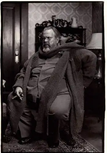 BERÜHMTE PERSÖNLICHKEITEN - ORSON WELLS, Photograph Timothy Greenfield - Sanders, 1979