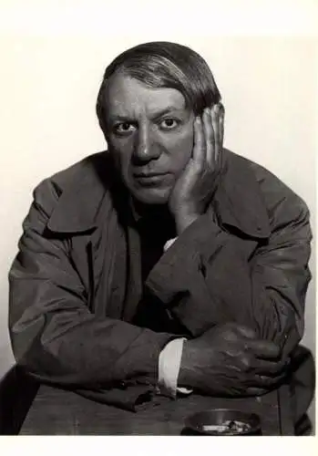 BERÜHMTE PERSÖNLICHKEITEN - PABLO PICASSO, Photograph Man Ray, Man Ray Trust 1988