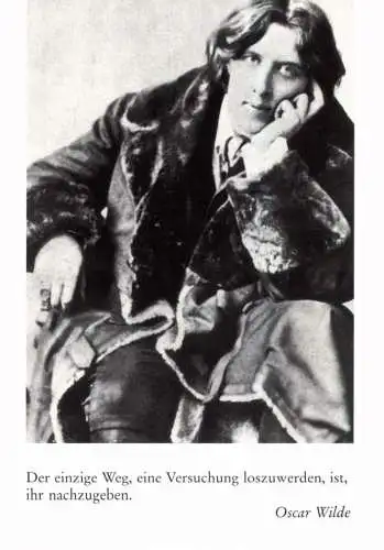 BERÜHMTE PERSÖNLICHKEITEN - OSCAR WILDE, Photo unknown, Repro