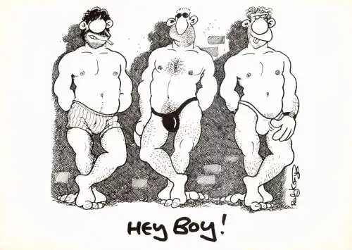 EROTIC - GAY, "Hey Boy", Ralf König