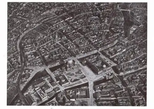 1000 BERLIN MITTE, Luftaufnahme 1920, Repro