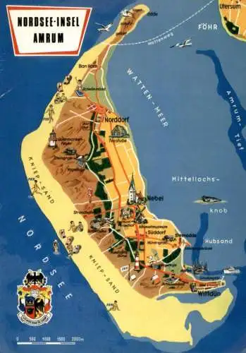 LANDKARTEN / MAPS - AMRUM