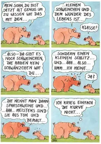 SCHWEINE / Pics / Varkens / Cochons, Humor, Uli Stein