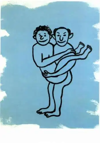 EROTIC - GAY, URS LUETHI, "HAPPY COUPLE II, 1980