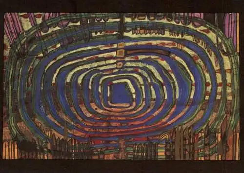 KÜNSTLER / Artist - HUNDERTWASSER, "SUN FOR THE KOLCHOSES"