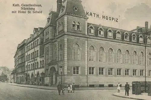 8500 NÜRNBERG, kath. Gesellenhaus / Kolpinghaus mit Hotel St. Sebald