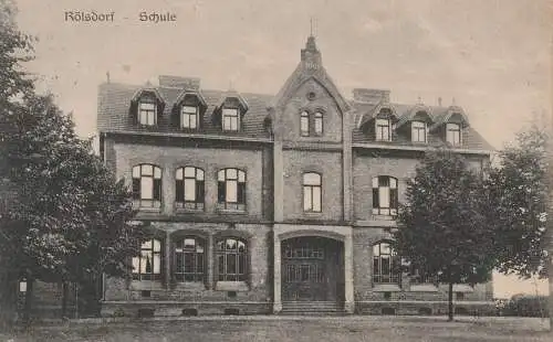 5160 DÜREN - RÖLSDORF, Schule, 1921, Verlag Willemsen