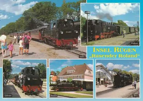 EISENBAHN  / Railway, Dampfloks -  Der Rasende Roland, Kleinbahn, Rügen