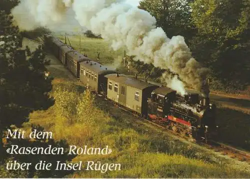 EISENBAHN  / Railway, Dampfloks -  Der Rasende Roland, Kleinbahn, Rügen