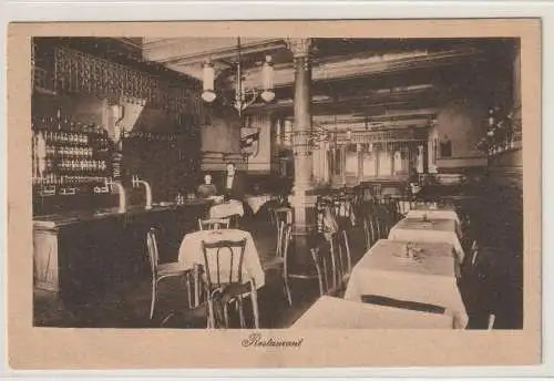 5160 DÜREN, Restaurant "Zum Prinzen Friedrich Karl" von Peter Stollenwerk, Schankraum, 1920