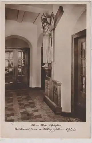 5000 KÖLN, KOLPING, Kolping - Haus, Gedächtnismal für die im Krieg gefallenen Mitglieder, Verlag Bremer, 1936