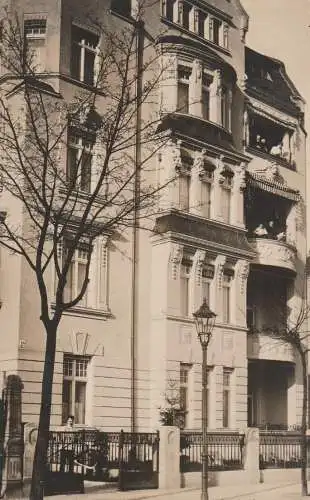 1000 BERLIN - HALENSEE, Einzelhaus, Photo-AK, Haus-Nr.18, 1910