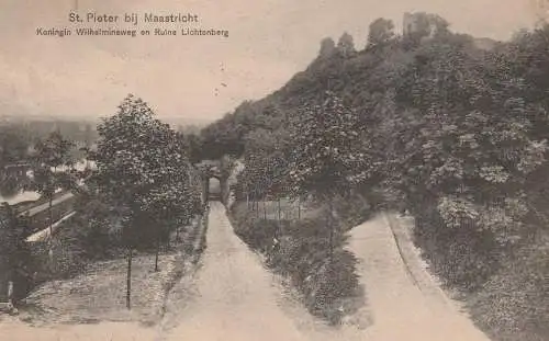 LIMBURG - MAASTRICHT, St. Pieter, Koningin Wilhlminaweg, Ruine Lichtenberg, 1913