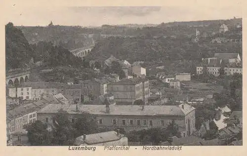 L 1000 LUXEMBURG STADT, Pfaffenthal, Nordbahnviadukt, 1915