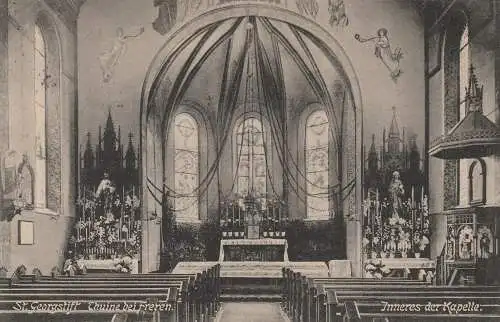 4452 FREREN - THUINE, St. Georgstift, Kapelle, Innenansicht, 1915