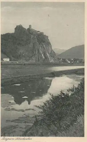 BÖHMEN & MÄHREN - AUSSIG / USTI NAD LABEM, Schloß Schreckenstein an der Elbe, 1928
