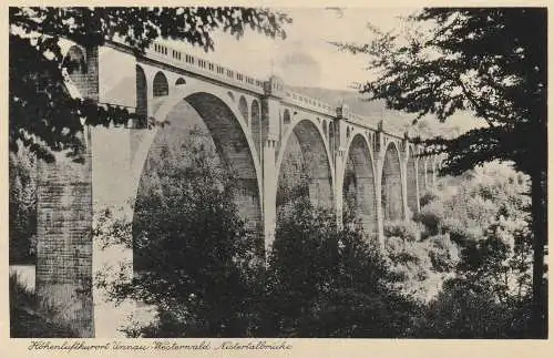 5439 BAD MARIENBERG - UNNAU, Nistertalbrücke, 1934