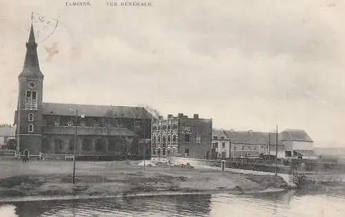 B 5060 SAMBREVILLE / TAMINES, Vue generale, 1909, Edit. Gregoire