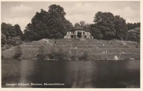 7000 STUTTGART - WILDPARK, Bärensee, Bärenschlößchen