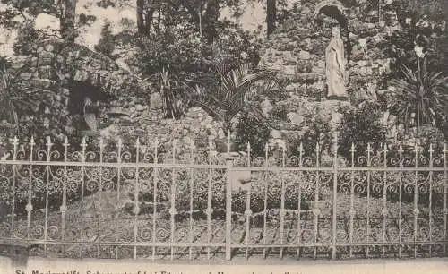 4557 FÜRSTENAU - SCHWAGSTORF, St. Marienstift, Lourdes-Grotte, 1915