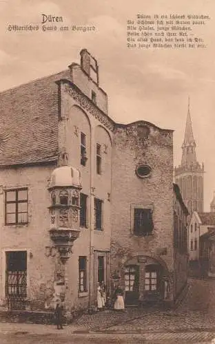 5160 DÜREN, Historische Haus am Bongard, Verlag Peters