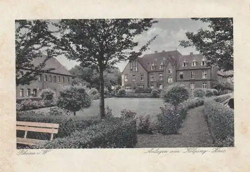 4440 RHEINE, Anlagen am Kolpinghaus, 1935