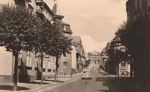 0-6300 ILMENAU, Strasse der Jungen Techniker, Trabbi, 1963