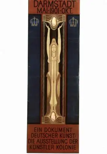 KÜNSTLER / Artist - PETER BEHRENS, Ausstellung Künstler-Kolonie Darmstadt 1901, Verlag Megede 1977