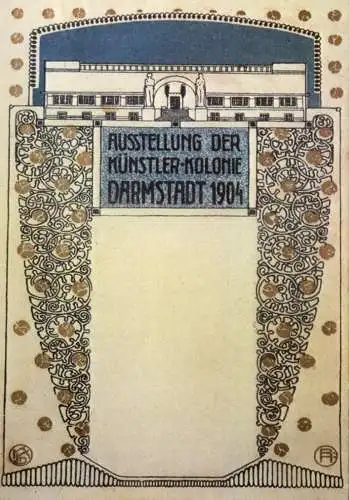 KÜNSTLER / Artist - PAUL HAUSTEIN, Ausstellung Künstler-Kolonie Darmstadt 1904, Verlag Megede 1977