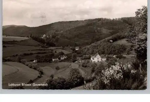 5940 LENNESTADT - BILSTEIN, Blick über den Ort, 1960