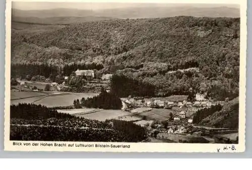 5940 LENNESTADT - BILSTEIN, Blick von der Hohen Bracht auf Bilstein, 1952