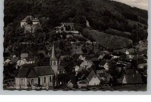 5940 LENNESTADT - BILSTEIN, Blick auf den Ort mit Kirche