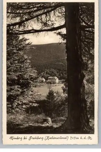 5948 SCHMALLENBERG - RIMBERG, Blick auf Hotel Knoche