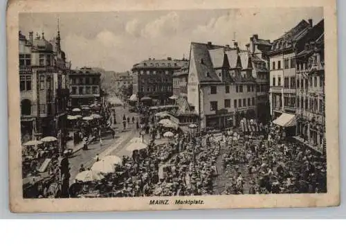 6500 MAINZ, Marktplatz, sehr belebte Szene