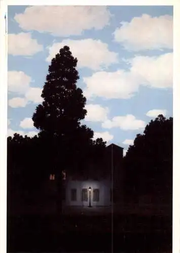 [Ansichtskarte] KÜNSTLER / ARTIST - RENE MAGRITTE, "L'Empire des lumieres". 