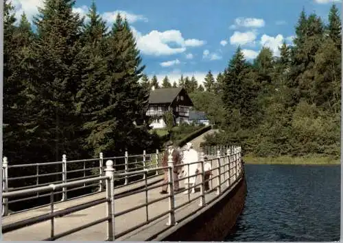 [Ansichtskarte] 5272 WIPPERFÜRTH, Neye - Talsperre mit Forsthaus, 60er Jahre. 