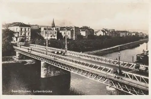 6600 SAARBRÜCKEN, Luisenbrücke, Verlag Hartmann