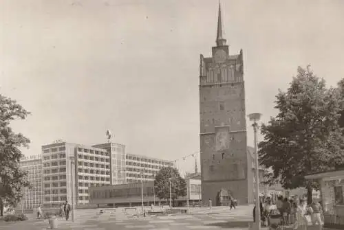 0-2500 ROSTOCK, Kröpeliner Tor / Interhotel "WARNOW", 1970