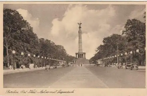 1000 BERLIN - TIERGARTEN, Ost - West - Achse, Siegessäule