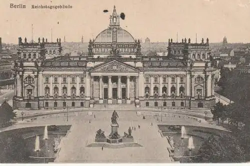 1000 BERLIN - TIERGARTEN, Reichstag, 1911