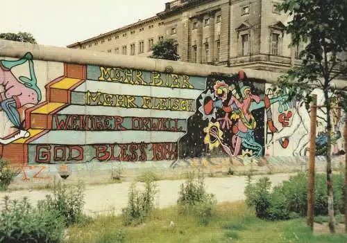 1000 BERLIN - KREUZBERG,  BERLINER MAUER an der Stresemannstrasse