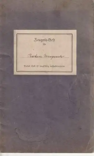 4154 TÖNISVORST - VORST, Schulzeugnis 1915 - 1922