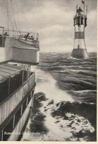 LEUCHTTÜRME / Lighthouse / Vuurtoren / Phare / Fyr - Rotesand - Leuchtturm vor der Wesermündung