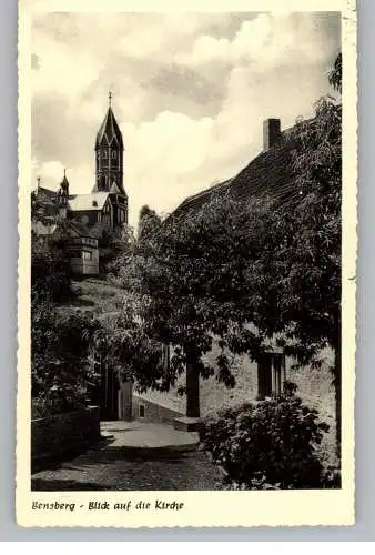 [Ansichtskarte] 5060 BERGISCH GLADBACH - BENSBERG, Blick auf die Kirche, 1058. 