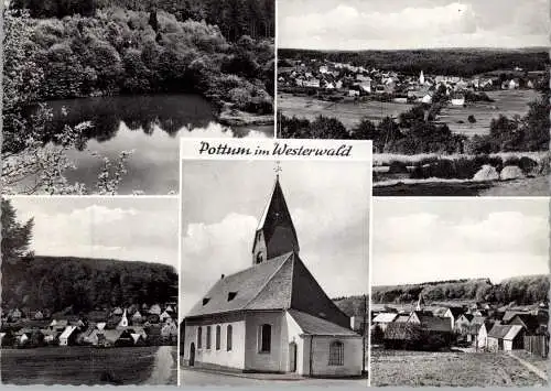 [Ansichtskarte] 5438 WESTERBURG - POTTUM, Ortsansichten 1967. 