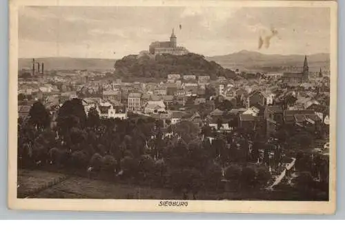 [Ansichtskarte] 5200 SIEGBURG, Gesamtansicht 1939. 