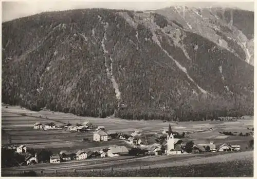 I 39030 RASEN - ANTHOLT - OBERRASEN, Blick über das Dorf, 1957