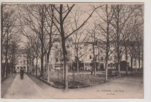 5160 DÜREN, Der Park zu Zeiten der franz. Besetzung